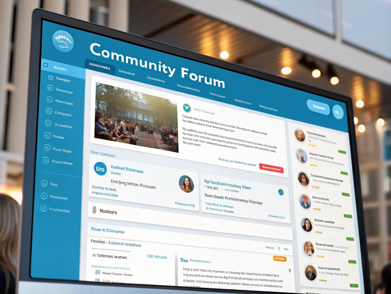 A screenshot of the 9·1 Short Video Free Version Download community forum, showcasing active discussions, user profiles, and shared video content.